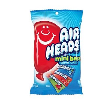 airheads mini bars assorted flavours peg bag 119g