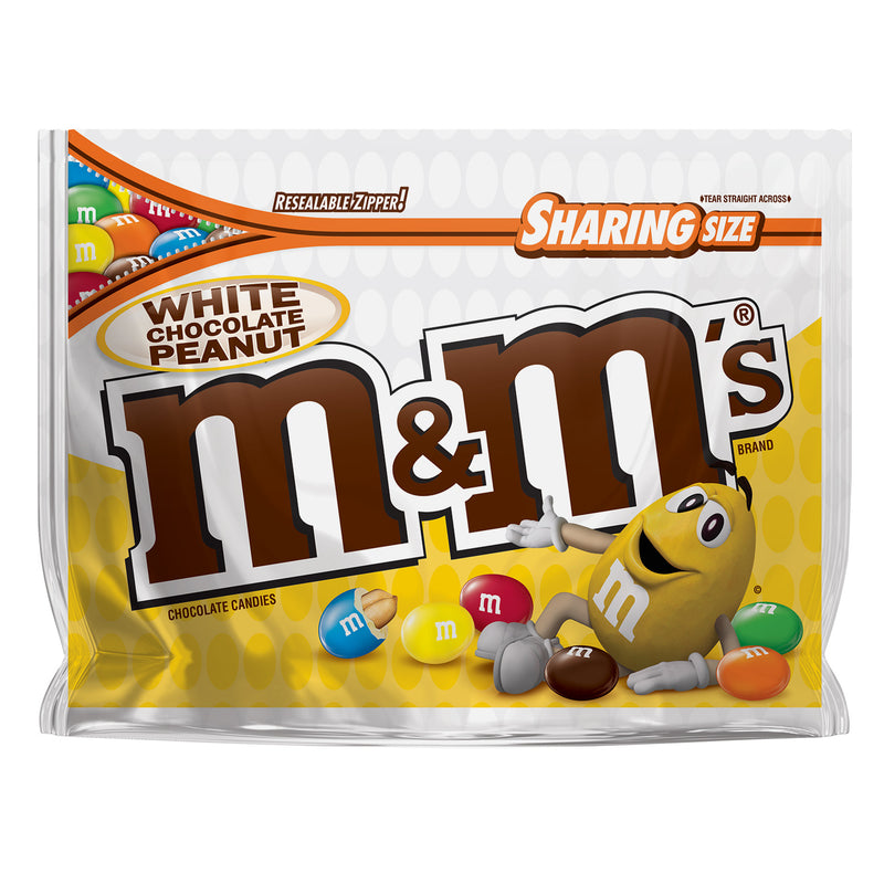 M&m's White Chocolate Peanut Share Pouch (272.2g)