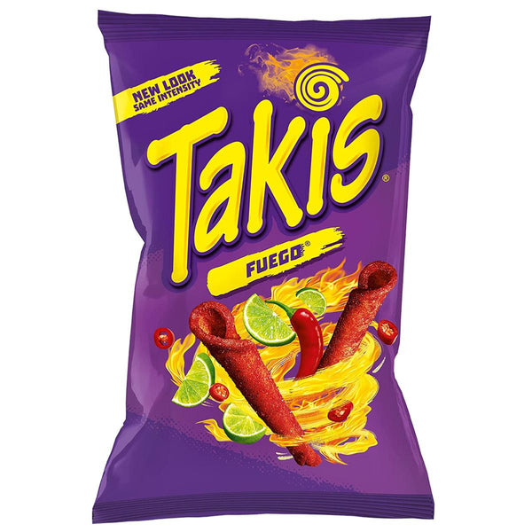 takis fuego hot child pepper and lime tortilla chips 280g