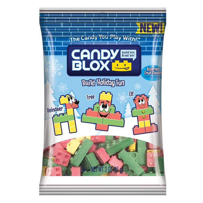 candy blox build holiday fun bag 85g