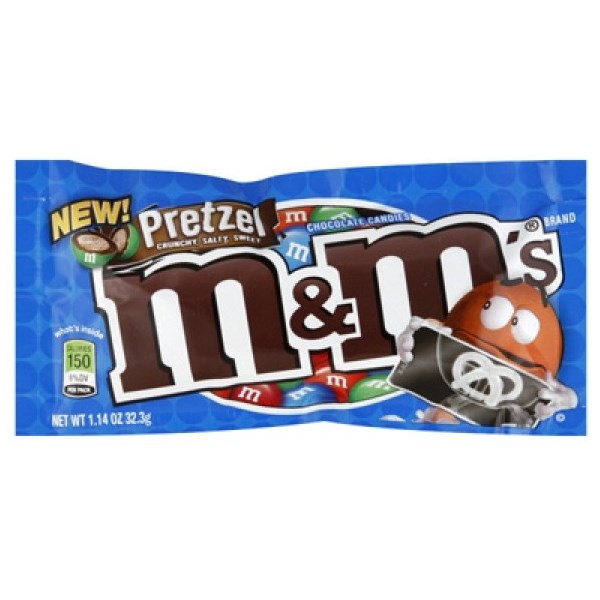 m and ms pretzel 32.3g