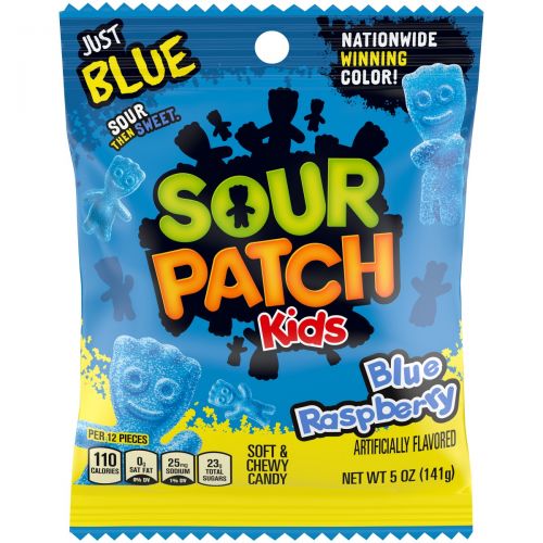 sour patch kids blue raspberry 141g