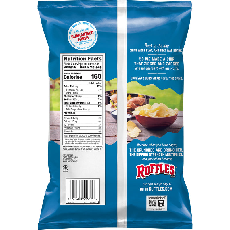 Ruffles Original Potato Chips (184g)