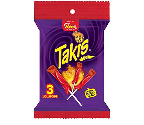 Takis Fuego Lollipop- 3 in 1 (72g)