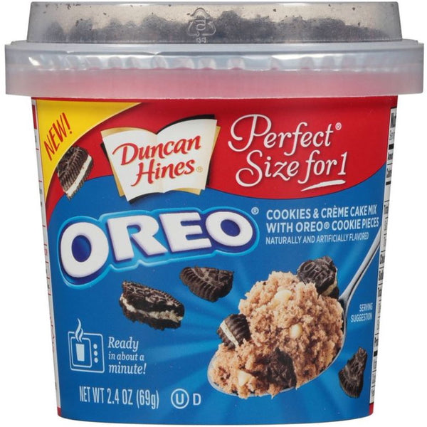 Duncan Hines Oreo Cake Mix Cup (69g)