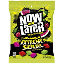 now and later extreme sour mixed fruit chews 113g