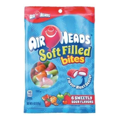 airheads soft filled bites peg bag 170g