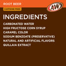 a and w root beer ingredients
