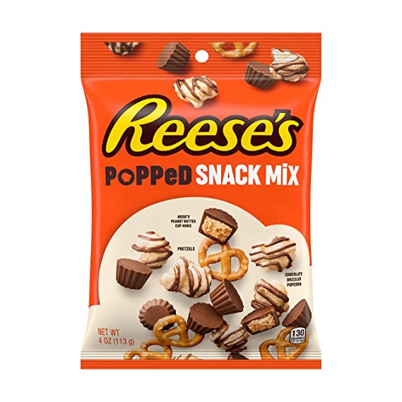 Reeses popped snack mix 113g