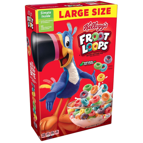 Kelloggs Froot Loops Large Size 417g
