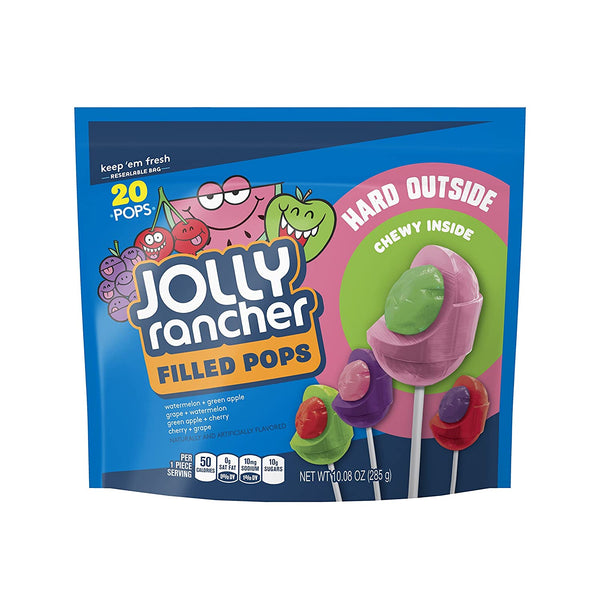 Jolly Rancher Filled Lollipops 285g