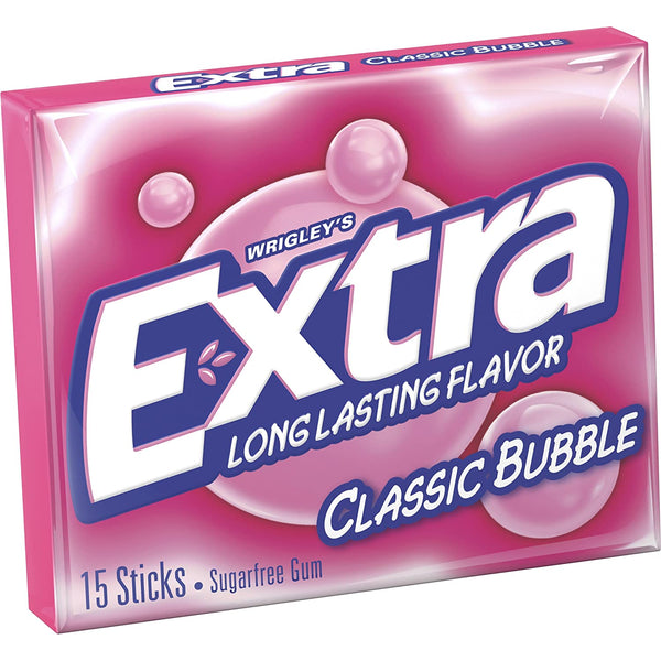 Wrigley's Extra Classic Bubble Gum 50g