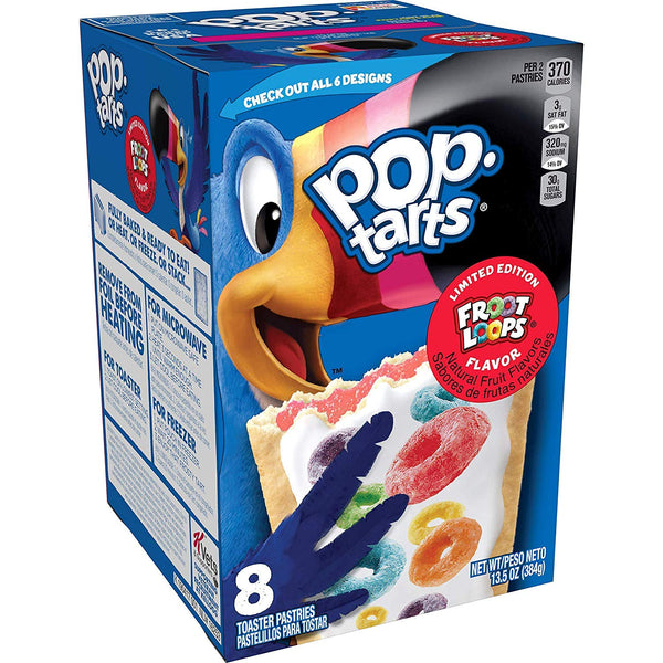 pop tarts froot loops 8 pack 384g