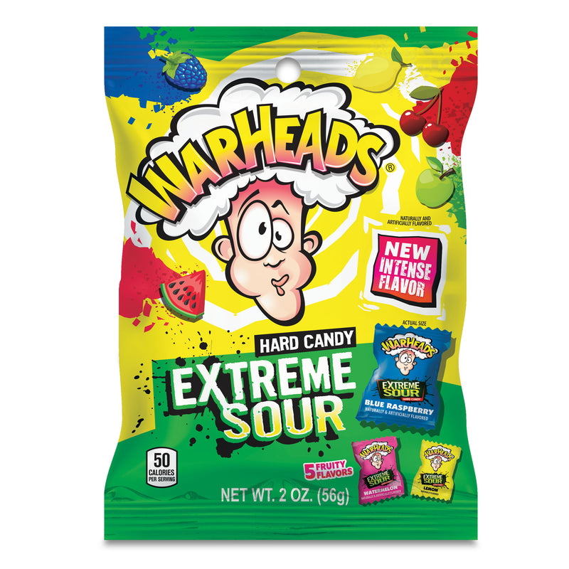 warheads extreme sour hard candy 56g