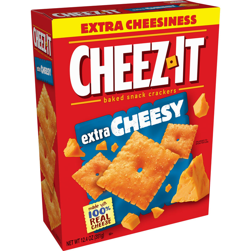 Cheez It Extra Cheesy Baked Crackers 351g