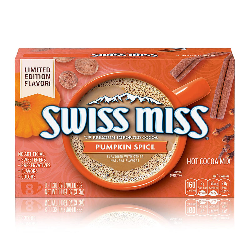 Swiss miss pumpkin spice hot cocoa mix 313g