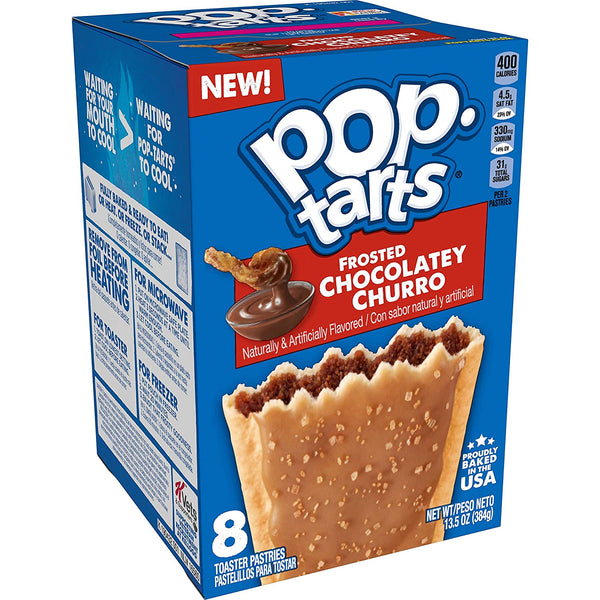 pop tarts frosted chocolatey churro 8 pack 384g