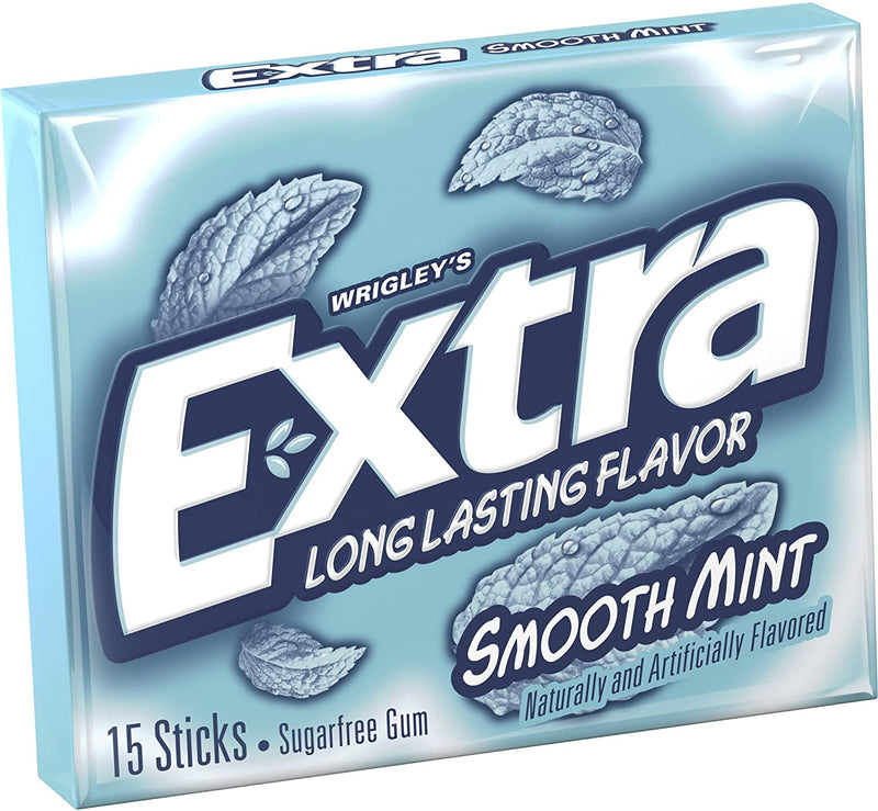 Wrigleys Extra Smooth Mint Sugarfree Gum 50g 