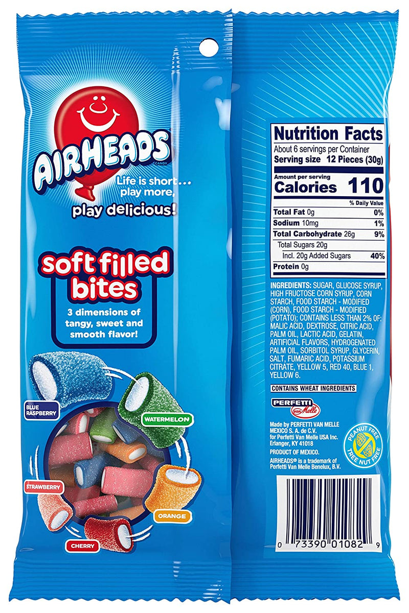 Airheads Soft Filled Bites Peg Bag (170g)