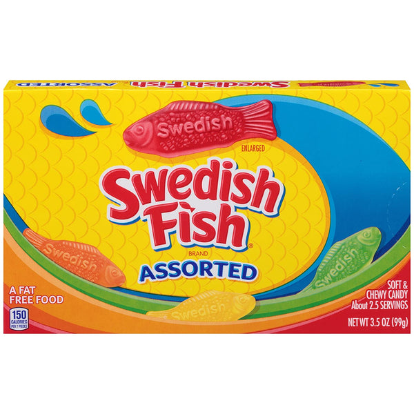 Swedish fish assorted theatre box 99g