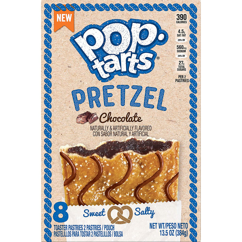 pop tarts pretzel chocolate 8 pack 384g