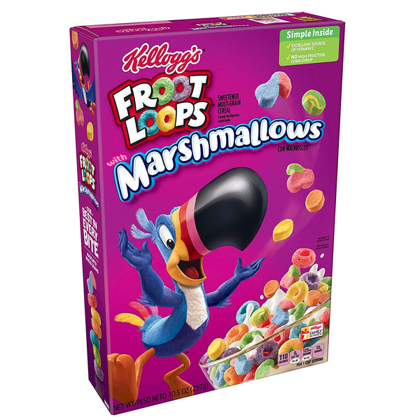 Kellogg's Froot Loops With Marshmallows (263g)