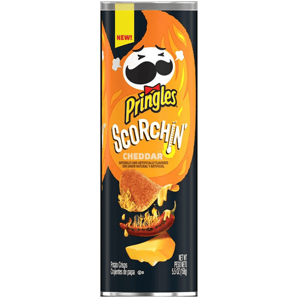 Pringles Scorchin Cheddar (158g)