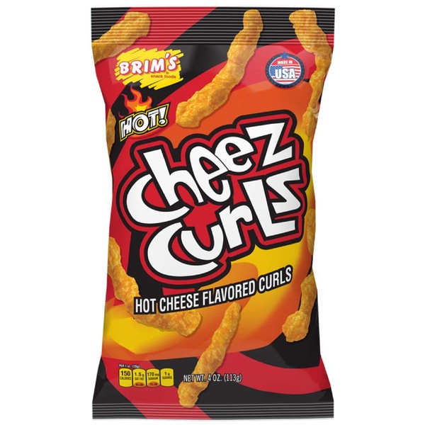 brims cheez curls hot cheese 113g