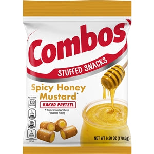 Combos Spicy Honey Mustard Baked Pretzel Snack 178.6g