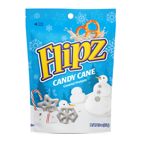 flipz candy cane pretzels 212g