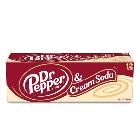 Dr Pepper Cream Soda Case- 12 Count