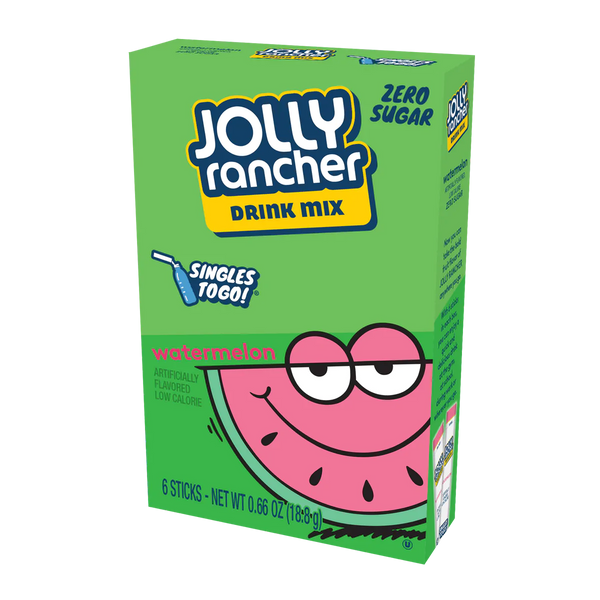 Jolly Rancher Singles To Go Drink Mix Watermelon (18.8g)