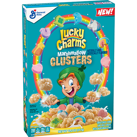 lucky charms marshmallow clusters 317g