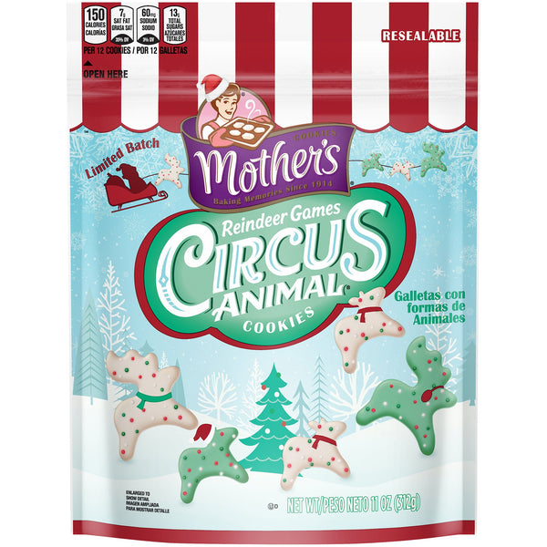Mother's Reindeer Games Circus Animal Cookies (255g)