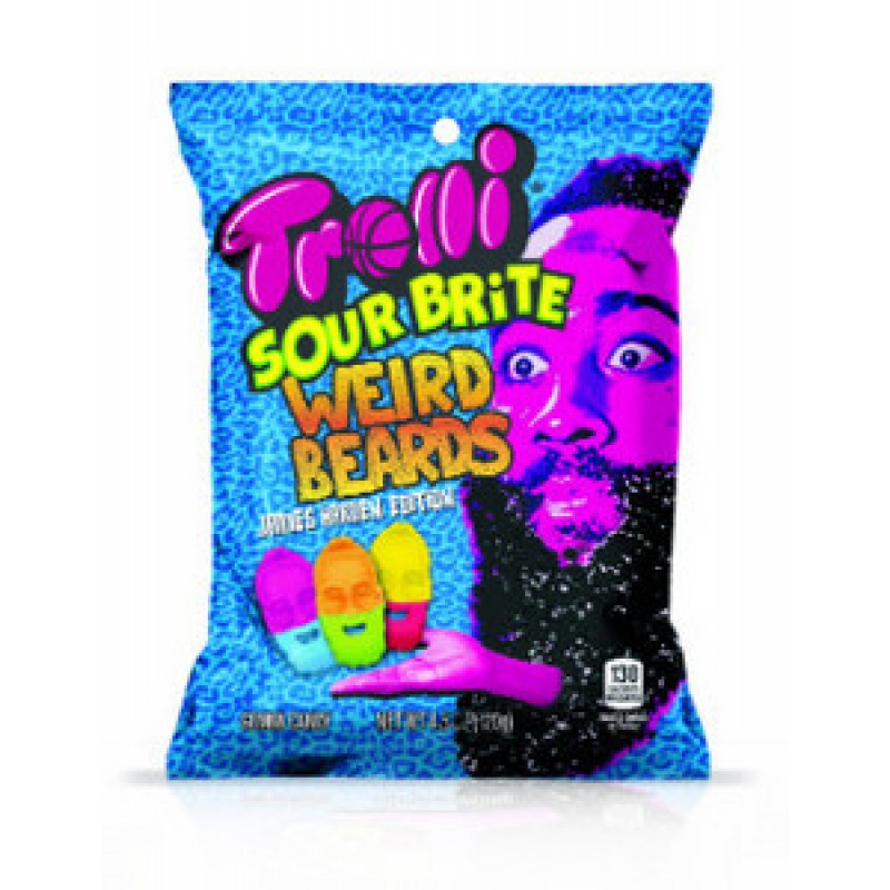 trolli sour brite weird beards 120g