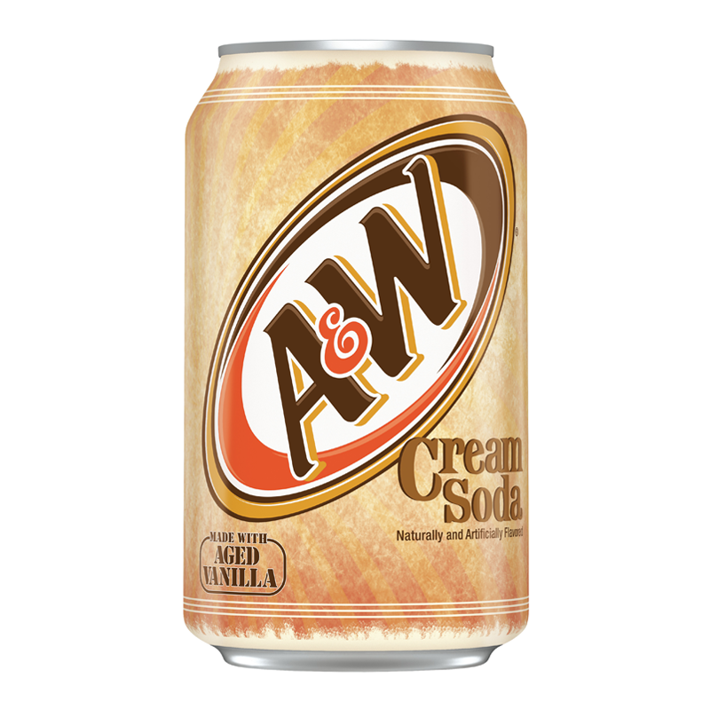 A&w cream soda can 355ml