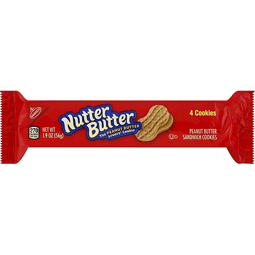 Nutter Butter Peanut Butter Sandwich Cookies (56g)