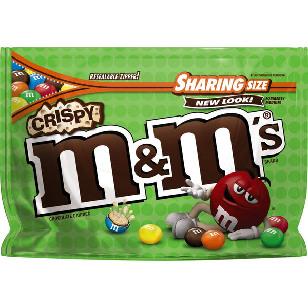 m and ms crispy sharing size pouch 226.8g