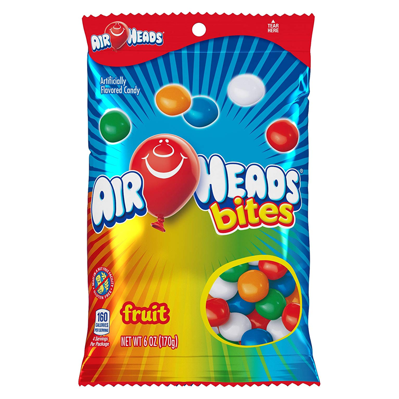 airheads bites fruit peg bag 170g