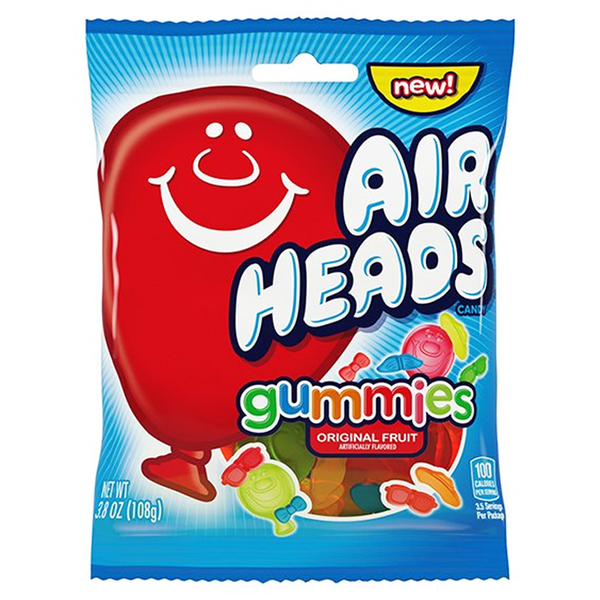 airheads gummies original fruit Peg Bag