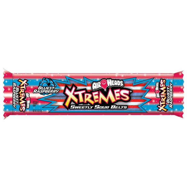 airheads xtremes blue raspberry belts 57g