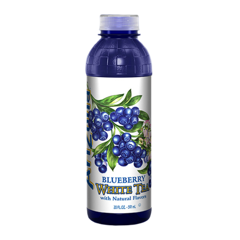 arizona blueberry white tea bottle 591ml