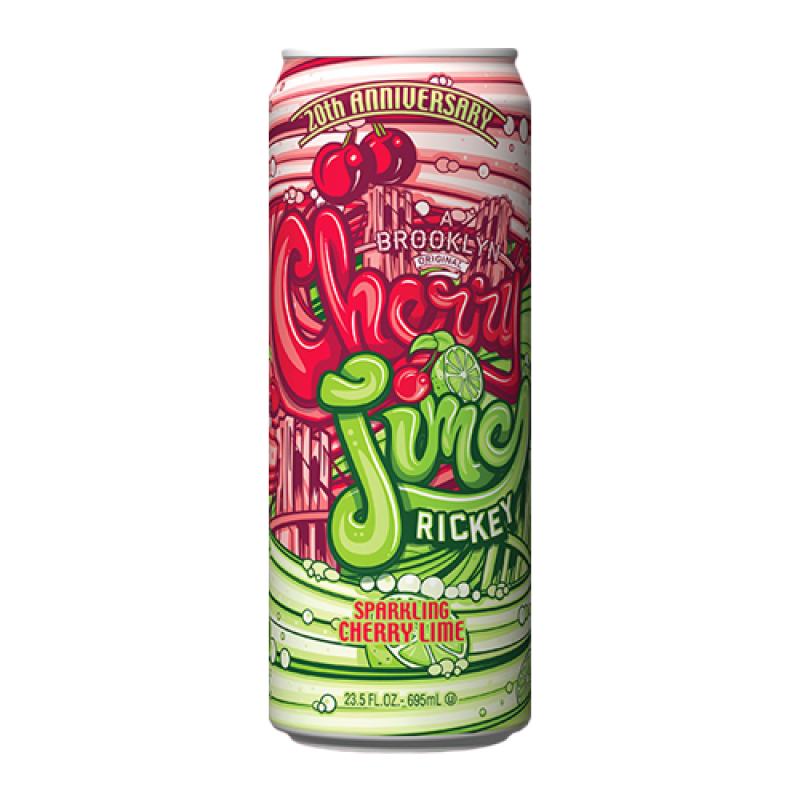 arizona cherry lime rickey can 695ml