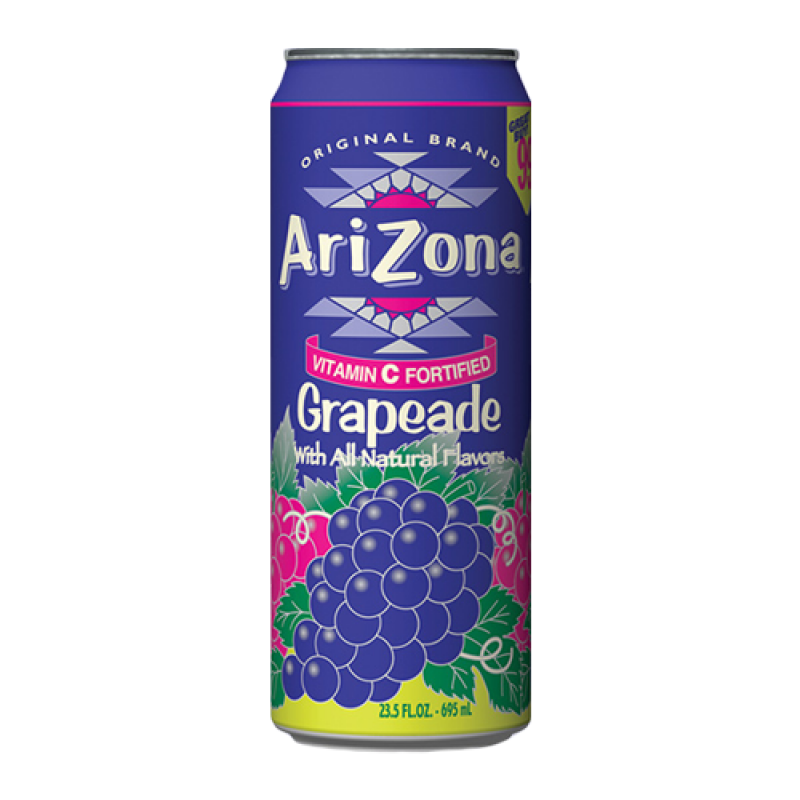 arizona grapeade can 695ml