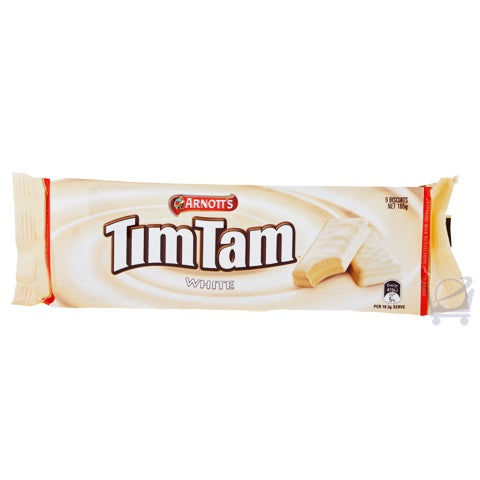 arnott's tim tam white chocolate biscuit 165g