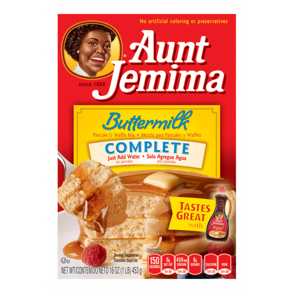 aunt Jemima buttermilk complete pancake and waffle mix 453g