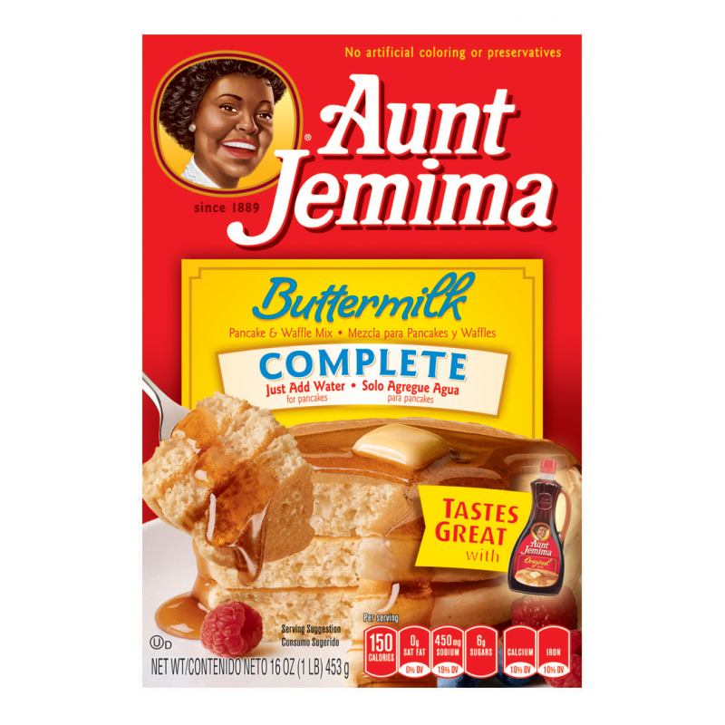 aunt Jemima buttermilk complete pancake and waffle mix 453g