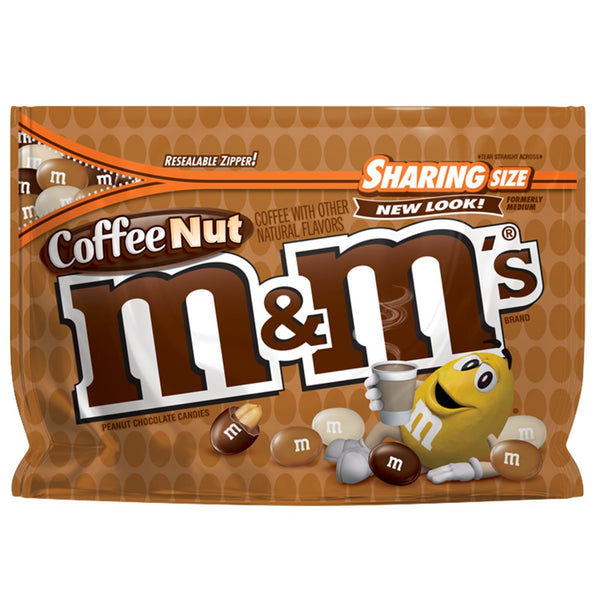 m and m coffee nut sharing size pouch 272.2g