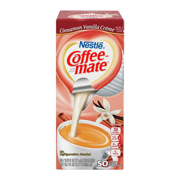 Coffee Mate Cinnamon Vanilla Creme Coffee Creamer 50ct