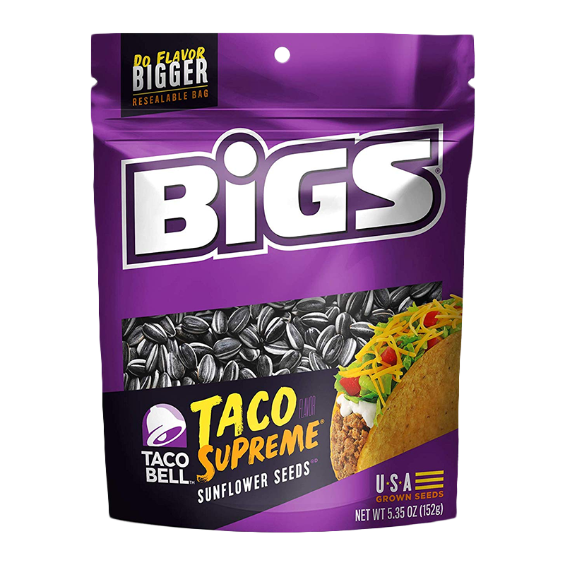 Bigs Taco Bell Taco Supreme Sunflower Seeds 152g